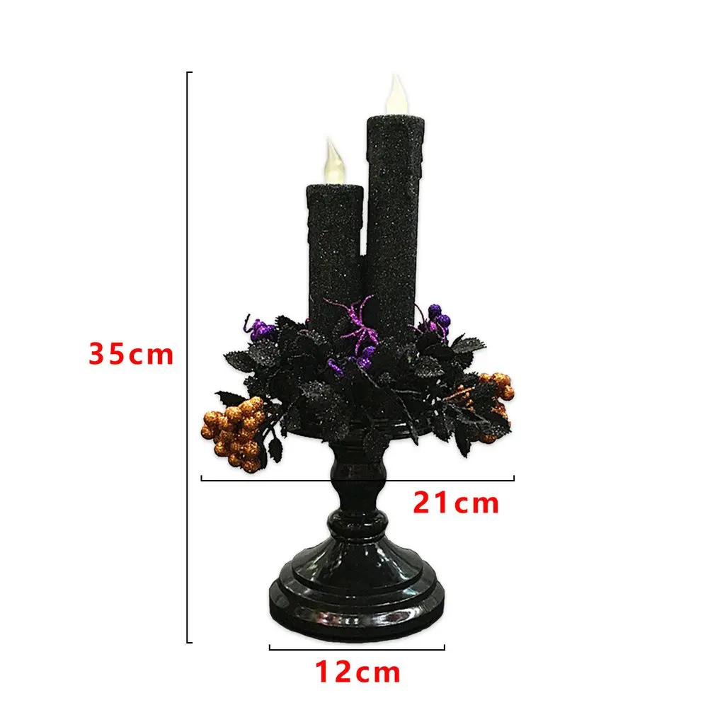Хэллоуин Электрический батарея питание Tealight светящиеся свечи ужас вечерние украшения