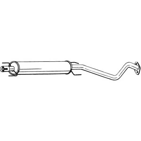 Глушитель средняя часть Opel Astra 1.6i-2.0i 16V 98 BOSAL 284-36