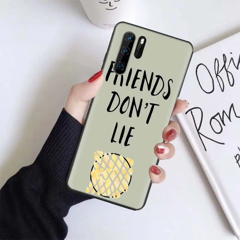 Черный чехол для huawei mate 30 20 10 P30 P20 P10 Pro Lite P Smart Z мягкая крышка для телефона