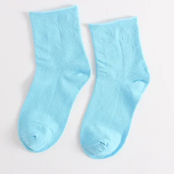

2020 new cotton socks solid color female socks gray
