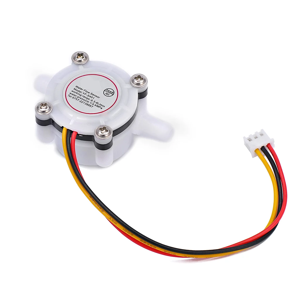Датчик расхода воды 0,15-30 л/мин зал расходомер датчик температуры для Arduino турбинный расходомер нагревательный прибор