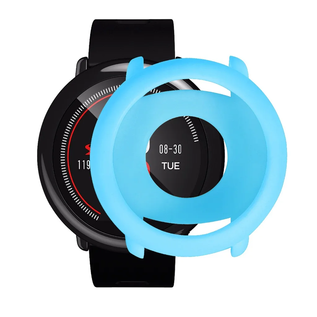 Чехол для Xiaomi Huami AMAZFIT Pace Смарт-часы замена мягкий ТПУ полный чехол оболочка силиконовая рамка Защитная горячая распродажа