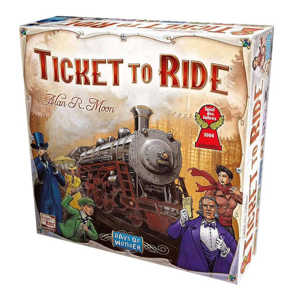 Ticket To Ride Board Game Day Of Wonder Card Game Trade Party Deck Game Family Friends Entertainment Party Playing Card Games Ticket To Ride Board Game Day Of Wonder Card Game Trade Party Deck Game Family Friends Entertainment Party Playing Card Games