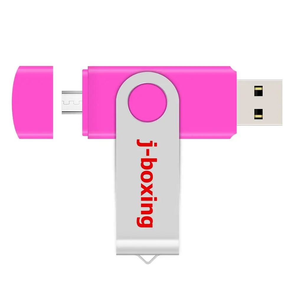 J-boxing розовый 16 Гб OTG USB флеш-накопители двойной порт USB флэш-накопитель Micro Memory Stick для смартфонов samsung huawei LG Tablet