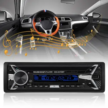 

DC 12V 50W Car MP3 Player Detachable Panel Support Card Reader FM Transmitter Memory Card U disk playback Power-off memory