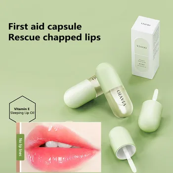

Vitamin E Sleep Lip Balm Lip Plumper Lip Gloss Olive Oil Colorless Moisturizing Wrinkle Anti Cracking Lips Repair TSLM1
