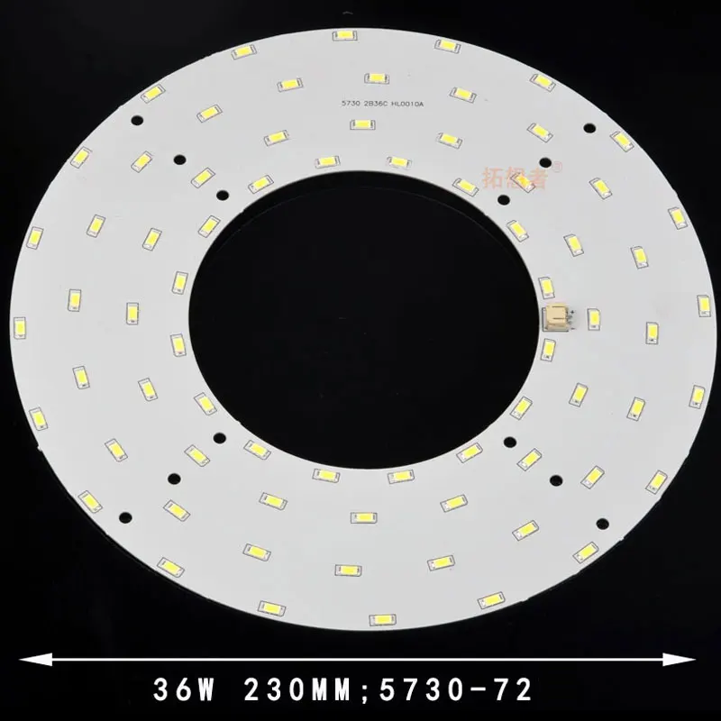 DIY AC220V 110 в 18 Вт 24 Вт 36 Вт Светодиодный панельный круглый кольцевой светильник светодиодный круглый потолочный светильник