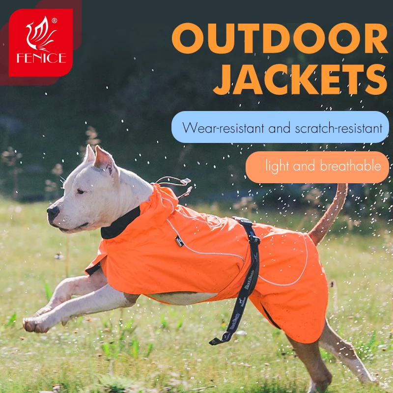 

Fenice Pet Dog Outdoor Puppy Pet Rain Coat Waterproof Jackets Raincoat for Dogs Cats Apparel Clothes Pet Supplies