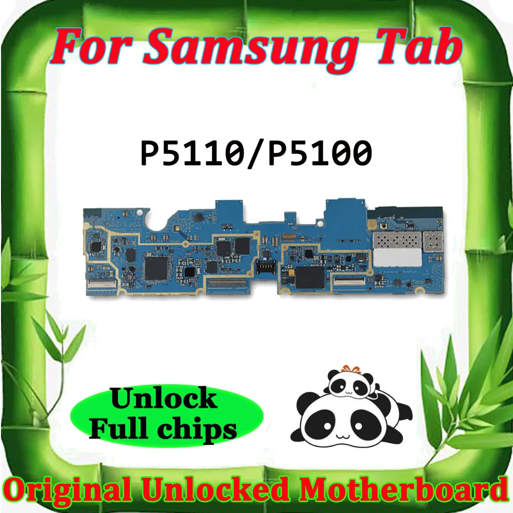 Разблокированная материнская плата для samsung Galaxy Tab 2 10,1 P5110 P5100 планшет WLAN целлюлярная логическая плата с полным чипом материнская плата Android