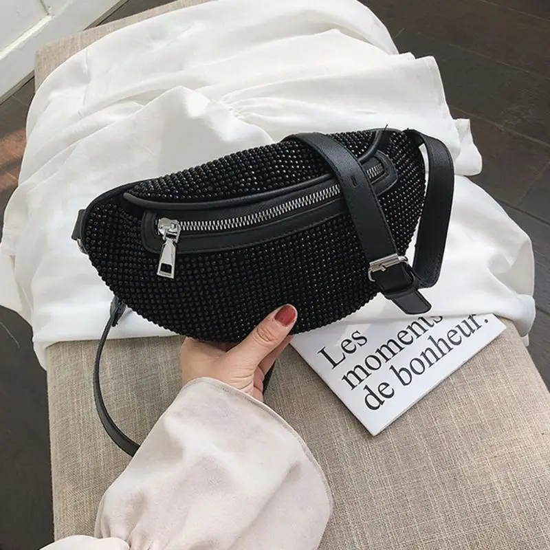 Модные женские туфли поясная сумка ремень на грудь и сумка, чехол для телефона для путешествий Hip цепи сумка на плечо A69C