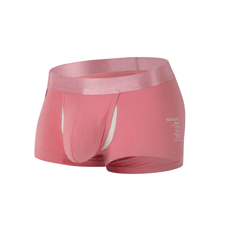 sexy male underwear Mens Boxer Briefs with Bulge Pouch Low Rise Modal Men's Boxers Shorts Plus Size Men Underwear Pink Gay Penis Pouch Cuecas boxer briefs