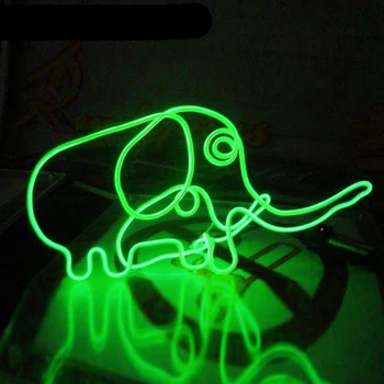 

7 Colors 1M Light String Car Decoration Cold Light Strip DIY Luminous Clothing Light Shoes Home Decoration Lamps String