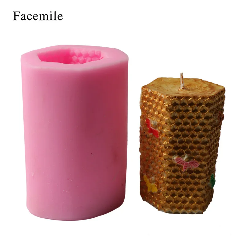 DIY инструменты силиконовая форма для свеч-Роз пчелы мусс сосновый конус олень торт желе шоколадный инструмент форма для выпечки