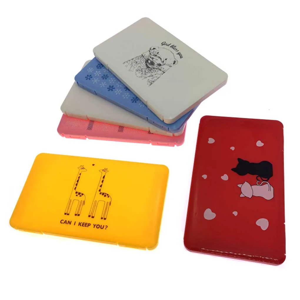 PP Mask Storage Box mask holder Portable Dust-Proof Moisture-Proof Childrens Student Mask Box Available in multiple colors