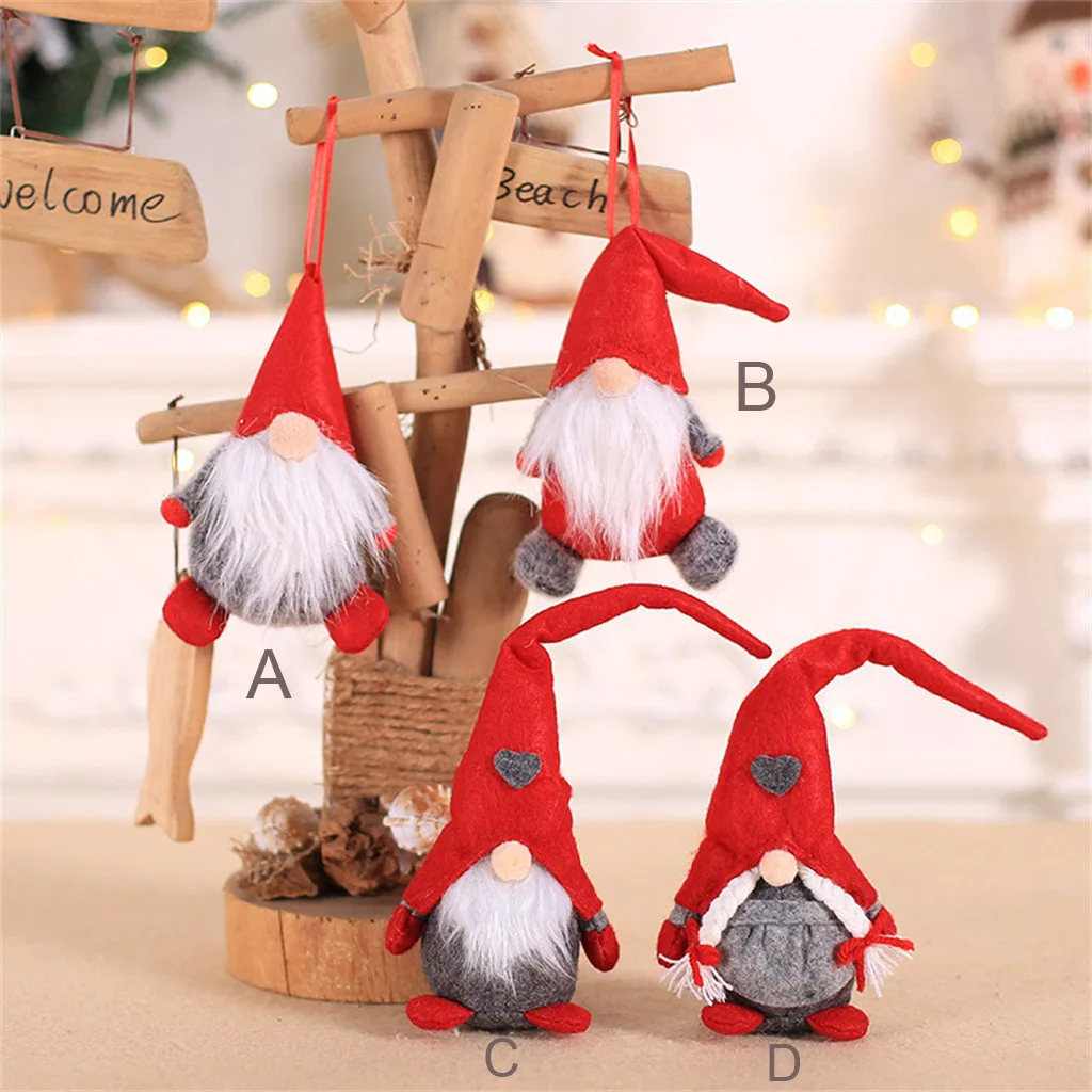 

Christmas Decorations Faceless Toy Doll Ornament Nordic Old Man Forester Creative Gift Xmas Tree Decoration Explosion Toys