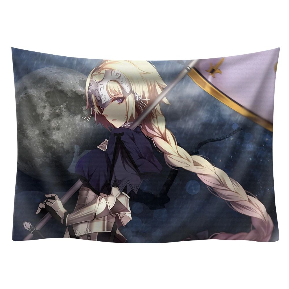12 Комикс Fate/ночь гобелен на стену искусство полиэстер гобелен, ковер одеяло украшение для спальни для детей подарок большие столы стены 200X150 см - Цвет: 12