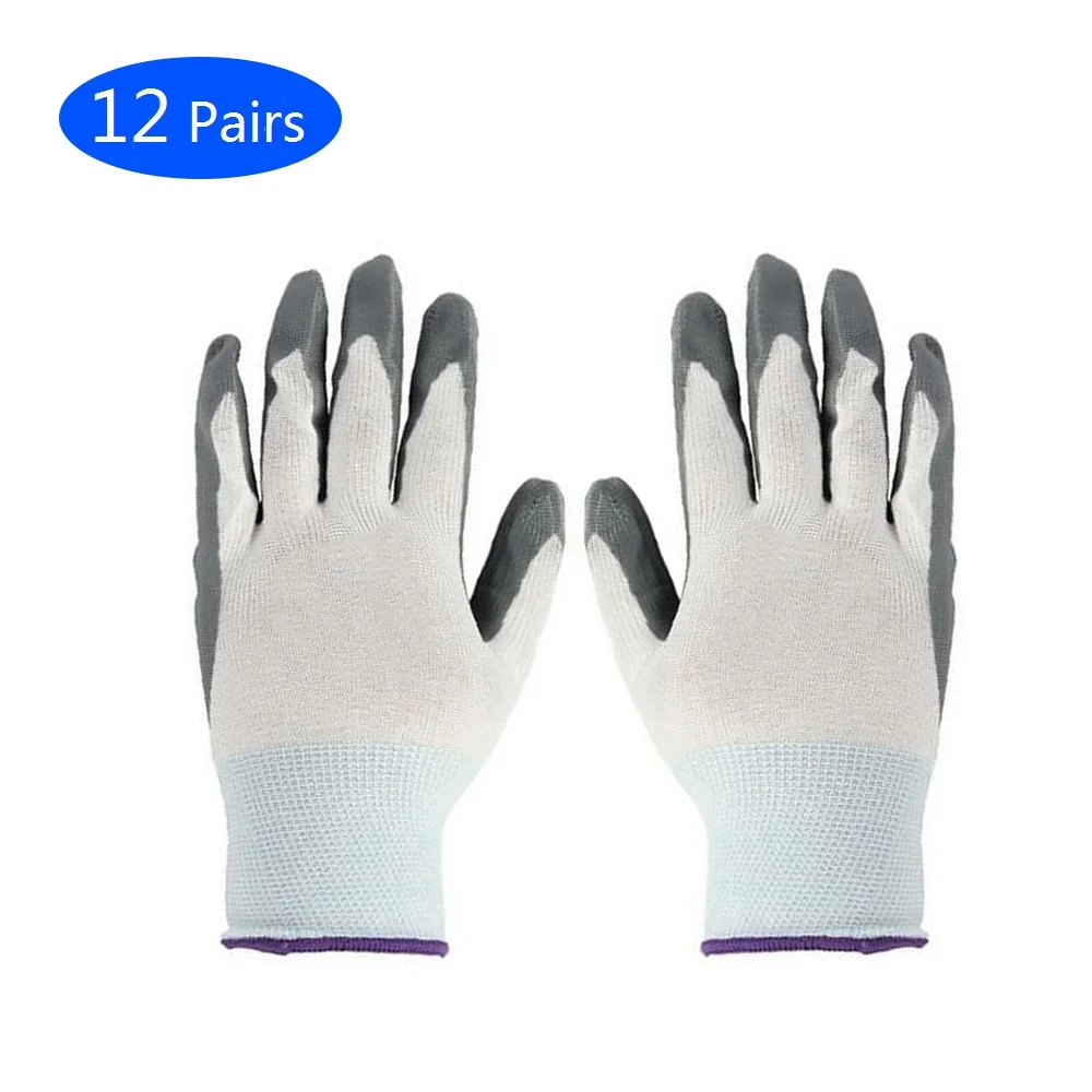 

Anti-Static Nylon Knit Nitrile Coated Work Gloves Wearproof Greaseproof Corrosion Alkali Acid Resistant Cut-Resistant Protective
