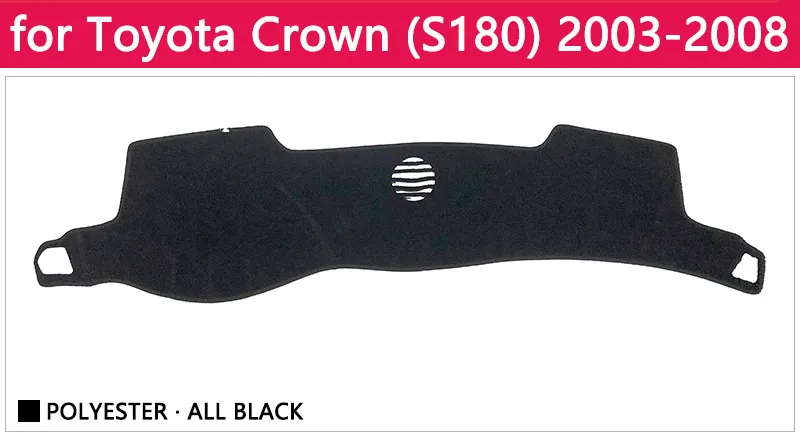 Для Toyota Crown Royal S180 S200 S210 2003~ Majesta Противоскользящий коврик на приборную панель солнцезащитный коврик аксессуары с покрытием
