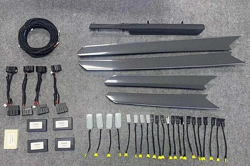 Multicolor Led ambient light door trim light for MQB Tiguan MK2 Tiguan L