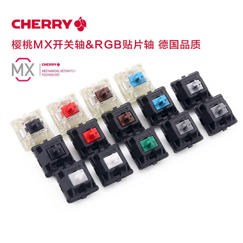 to er der locker Original Cherry Mx Mechanical Keyboard Switch Red Black Blue Brown Gray  White Silver Speed Axis Switch 3pin Cherry Clear Switch - Keyboards -  AliExpress