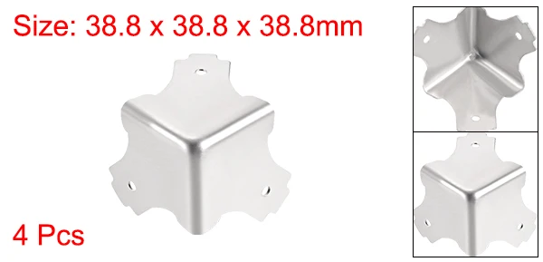 38.8x38.8x38.8mm-4x Uxcell 2-8 шт Угловые протекторы для коробки Край Протектор 37x31x31 мм 32x32x32 мм 44x44x44 мм 22,5x22,5x22,5 мм - Цвет: 38.8x38.8x38.8mm-4x