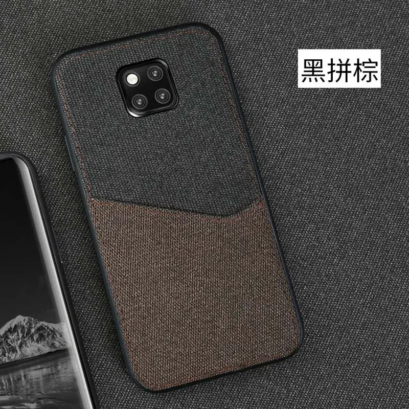 Black spell brown Тканевый сшитый многофункциональный чехол для телефона huawei mate 20 10 pro mate 9 pro Honor 9 Lite защитный чехол с защитой от пота и пятен - Цвет: Black spell brown