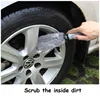 Car Beauty Hub Brush Special Tire Cleaning Brush Interior Floorliner Carpet Upholstery Detailing Brush Soft Fiber Car Wash Tools ► Photo 3/6