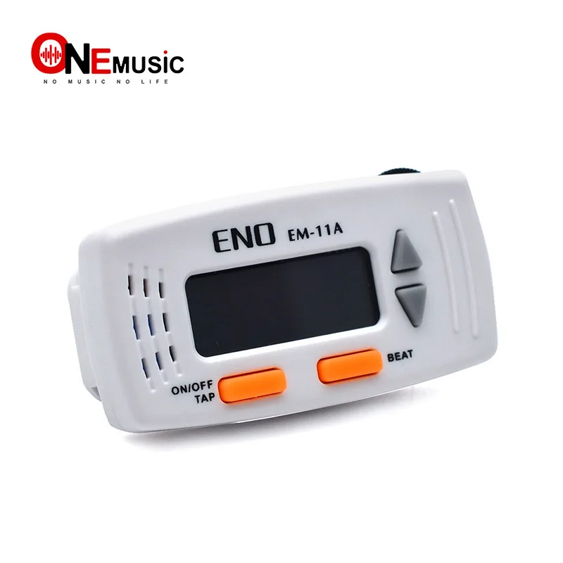 ENO EM-11A NEW Mini Clip Digital Metronome White Color