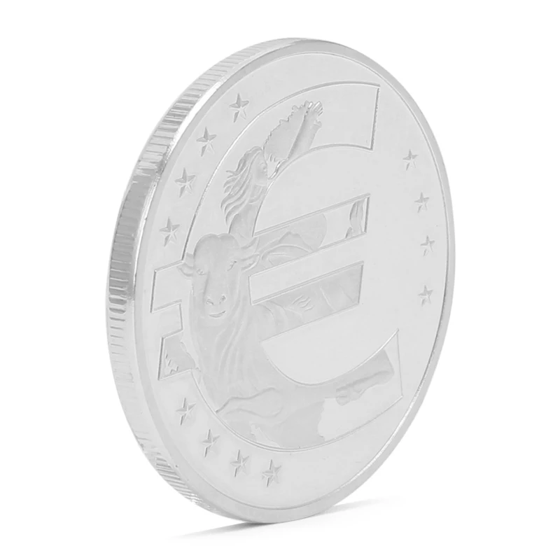 ЕС 12 стран член посеребренный памятный вызов монета физический жетон PXPC