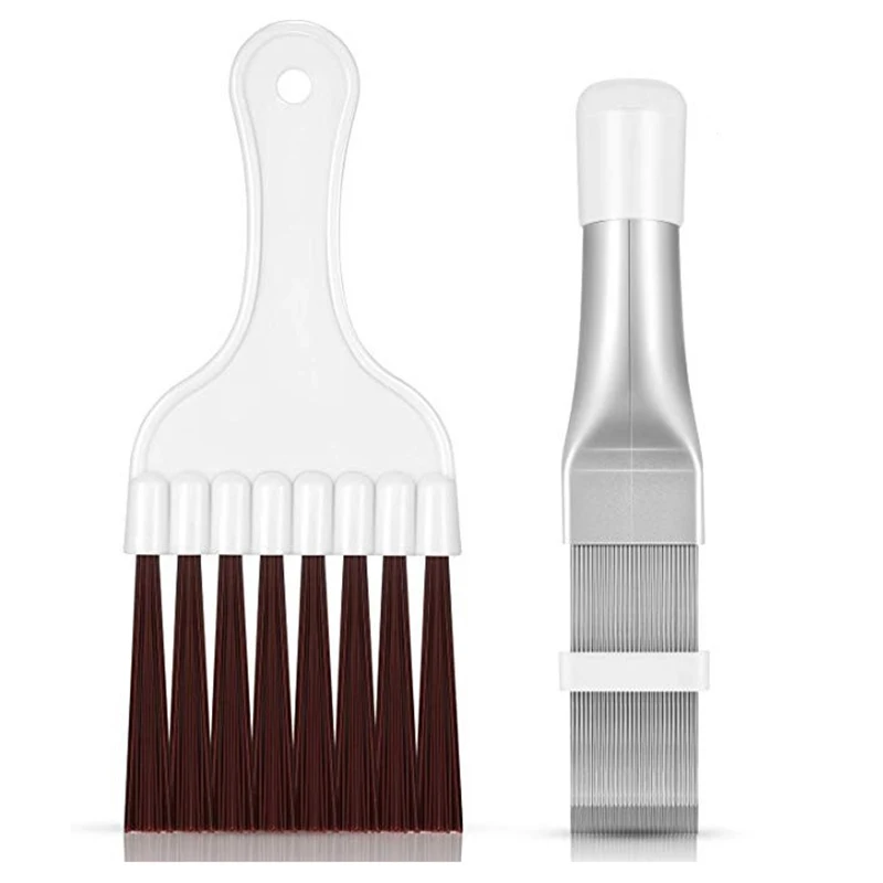Air Conditioning Fin Comb Condenser Cleaning Comb Refrigeration Repair Tool Cleaning Brush Fin Brush Accessory