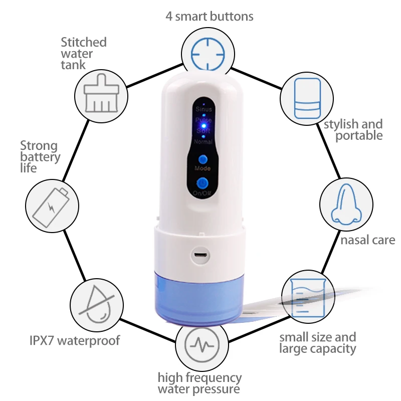 Ирригатор полости рта портативный ирригатор для зубов с носовыми ирригаторами водные зубы рот чистый оральный реактивный Назальный аспиратор