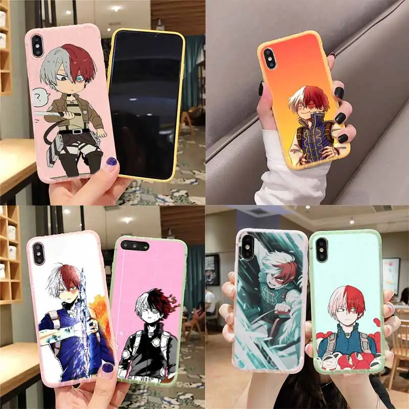 Shoto Todoroki чемодан на колесиках текстура чехол для телефона IPhone 11 Pro Max X XS MAX 8 7 6S Plus |