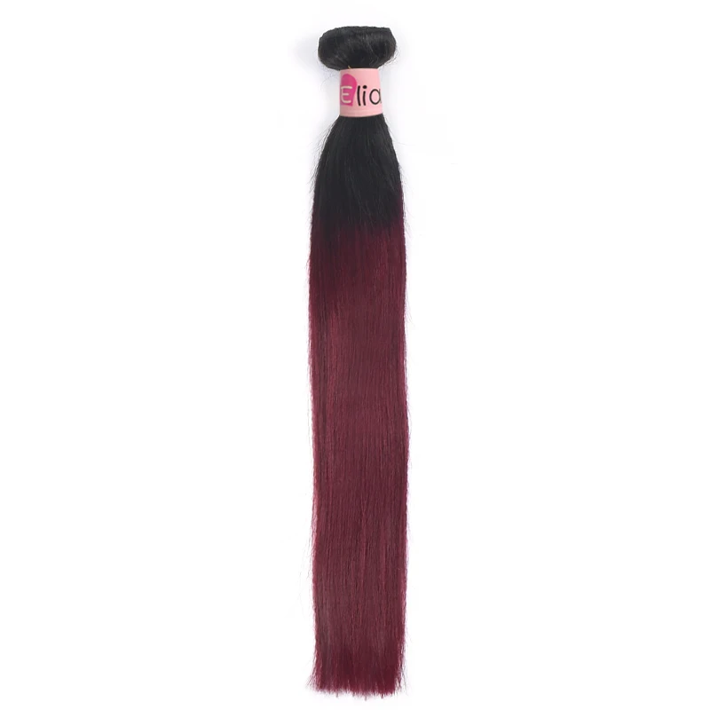 Wig bundle brazilian straight remy hair extensions pre colored bundle pack salon bundles silk base hair