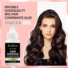 38ml Waterproof Lace Wig Bonding Glue Invisible Transparent Liquid Adhesive Remover Hair Wax Stick Gel Wig Skin Invisible Liquid