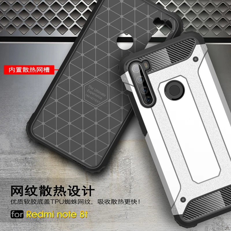 Для Xiaomi Redmi Note 8T Redmi 8 8A Pro Чехол защитный чехол мягкий силиконовый ПК Жесткий чехол Роскошный бампер