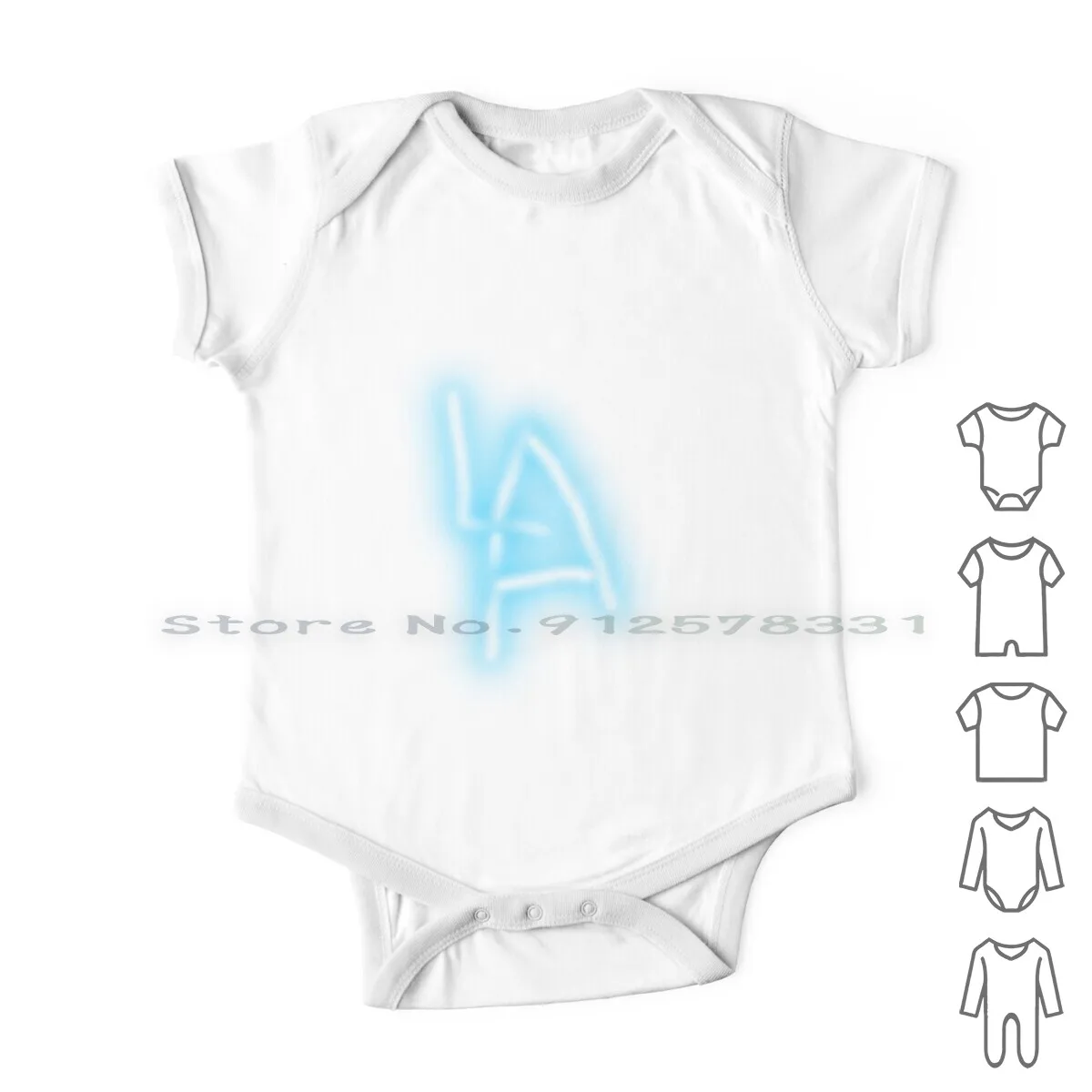 

La Text Art Newborn Baby Clothes Rompers Cotton Jumpsuits Text Very Popular City Los Angeles Country Summer Beaches Usa6 Infant