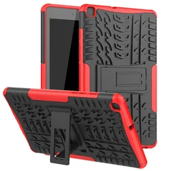 Duty – coque en silicone hybride et robuste 2 en 1 pour Samsung Galaxy Tab A, 8.0, 2019, SM T290, SM T295, T295, T297, pour tablette, avec film et stylo 