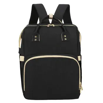 

Foldable Baby Bed Travel Cradle Removable Large Capacity Multifunction Diaper Changing Bag Mom Backpack