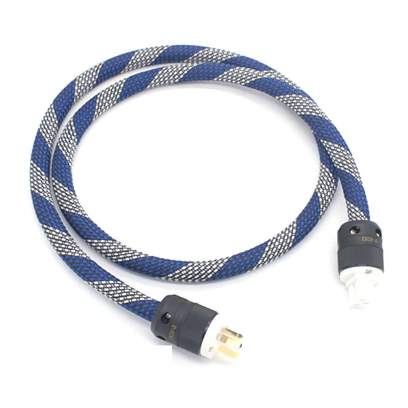 HI End 6N Copper Audio Grade US Power Cable with US Plug Mains Power