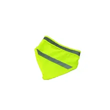 Модный светящийся ошейник для маленьких собак, ночная безопасная бандана для собак, шарф, светящийся светоотражающий флуоресцентный шарф для домашних животных, шарф для собак