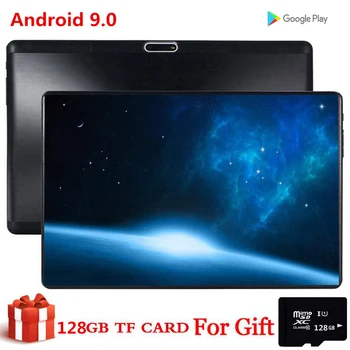 

CARBAYTA 10 Inch 128GB TF Card Tablet MID PC Global Bluetooth Wifi Phablet Android 9.0 Dual SIM Card 2.5D Tablet CE Band 32GB
