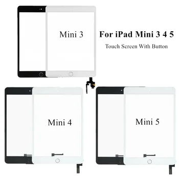 

Replacement For iPad mini 3 4 5 Digitizer Touch Screen has sensor Glass Panel For iPad mini3 A1599 mini4 A1538 mini5 A2133