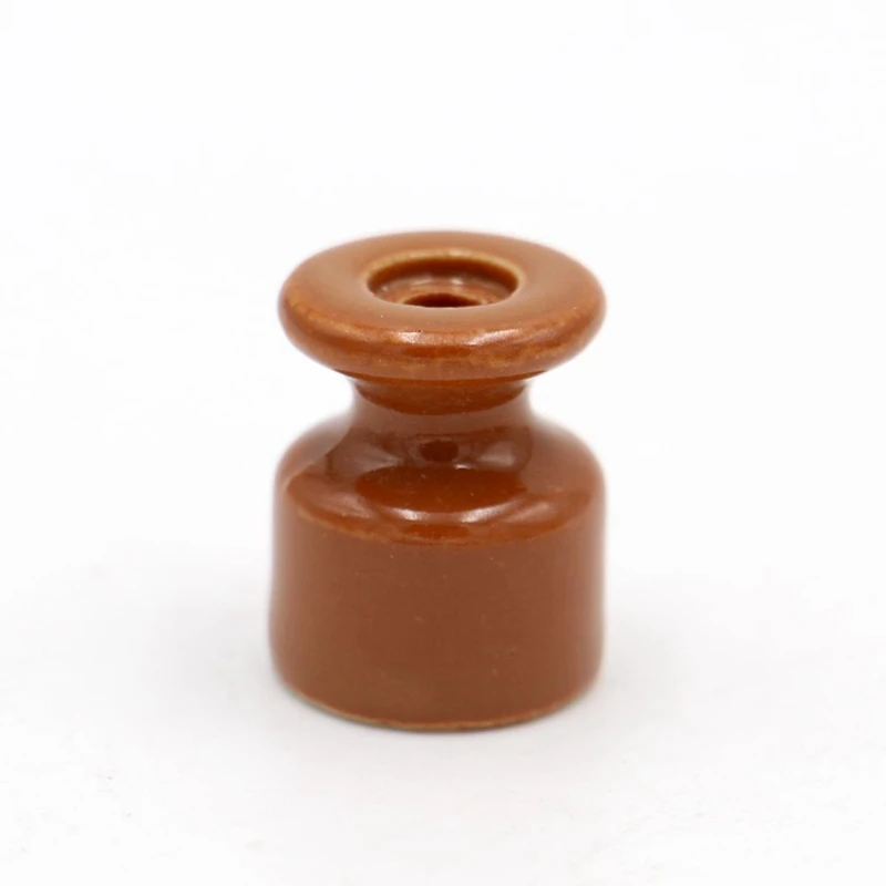 brown porcelain wire fixings