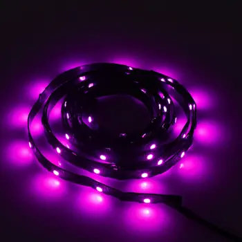 

2.5m Colorful LED Strip Lights Wireless Bluetooth Smart Controller USB Wall Lamp