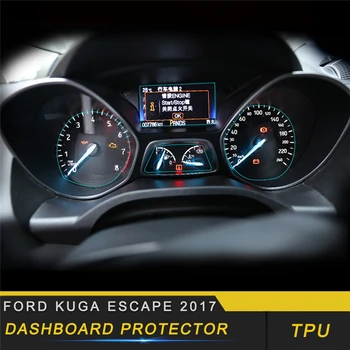 

For Ford KUGA Escape 2017 2018 Car Styling Dashboard Monitor Screen Protector Film Cover Sticker Interior Accessories