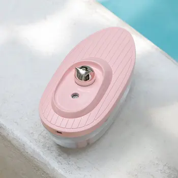 

USB Cat Boat Air Humidifier with LED Light Household Atomizer Diffuser Aroma Diffusor Anion Mist Maker Fogger