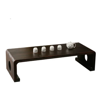 

Simple Japanese Style Simple Solid Wood Tung Wood Table Computer Table Bay Window Coffee Table Retro Chinese Student Table