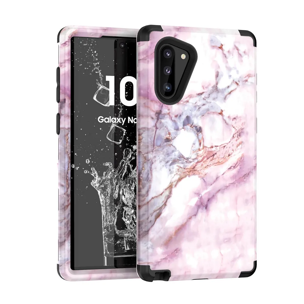 For Samsung Galaxy Note10 Luxury Marble Soft TPU Phone Case Ultra Thin silicone rubber scratch-resistant Phone Cases