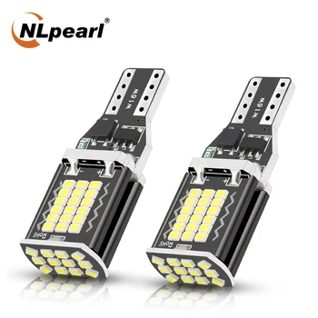 

NLpearl 2X Signal Lamp T15 W16W Led Canbus Super Bright 48SMD 2016Chips T15 Led 921 912 Auto Backup Reserve Lights White 12V