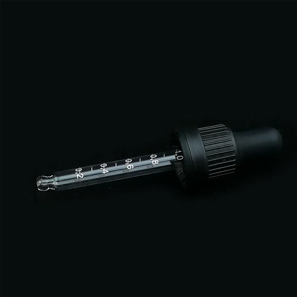 100pcs 1g valume measurable dropper for 30ml bottle Liquid essential massage basic oil Pipette Refillable essential oil Bottles